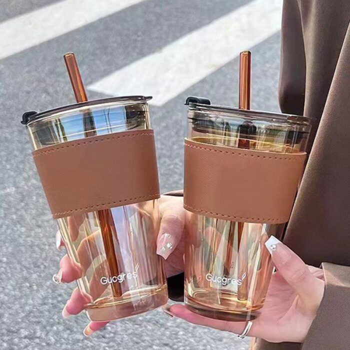 leather Coffee cup Big sizes - Image 1