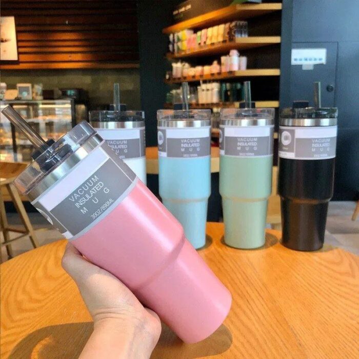 600ml Insulated vacuum mug - Image 1
