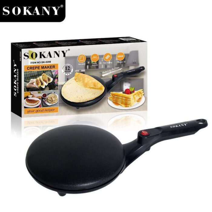 Sokany crepe maker with plate  - Image 1