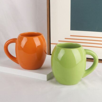 Fat egg shape mug