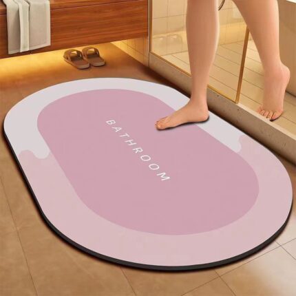 Super absorbent bath mat big size