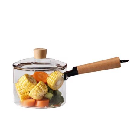 3.5L heat resistant high borosilicate glass soup pot