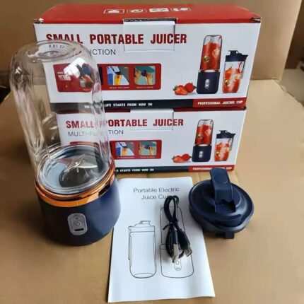 Double cup rechargeable smoothie maker